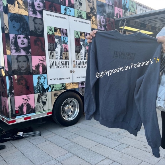Taylor Swift Exclusive Eras Tour Crewneck Sweater Official Merch NEW - Picture 9 of 16